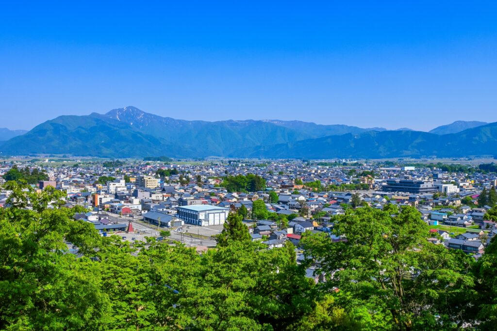 山陰エリアの町並み